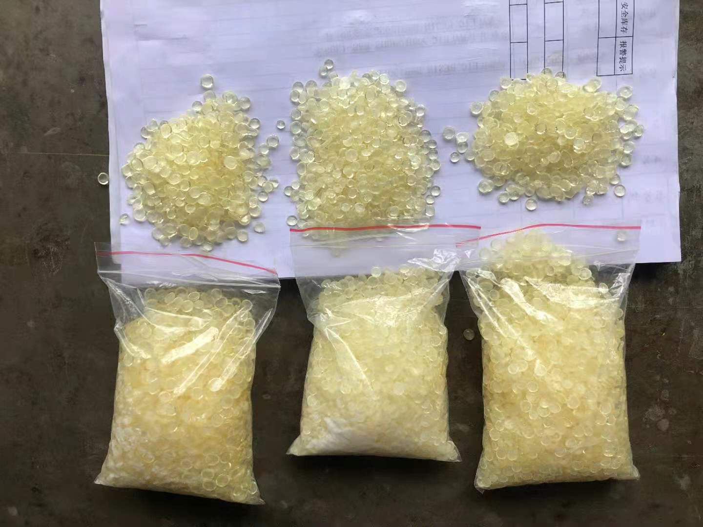 Termoplastik yol boyası üçün yüksək yumşalma nöqtəsi Rosin