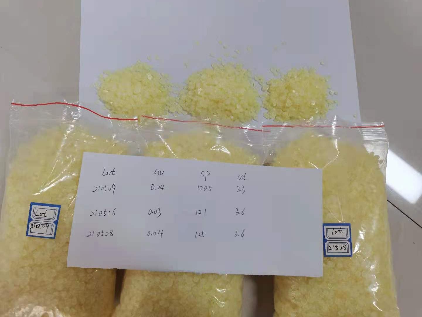 Termoplastik Yol Boyası üçün Yüksək Yumşaldıcı Rezin